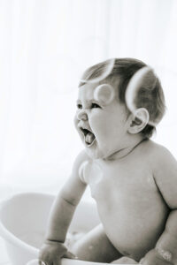 Bublebath fotografiranje v studiu