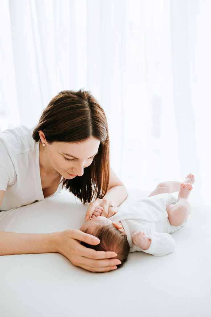 Novorojenček in mama