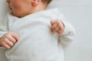 detajl novorojenčka